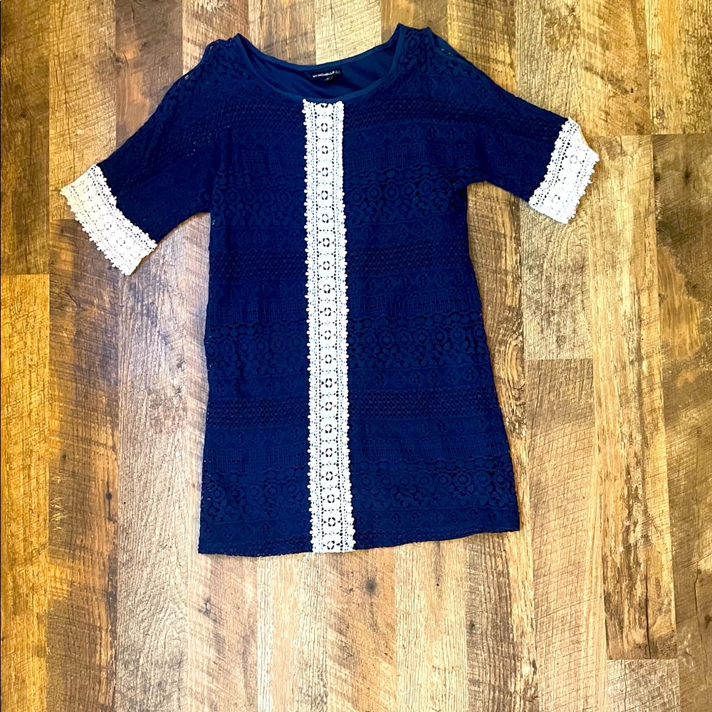 Dark blue dress